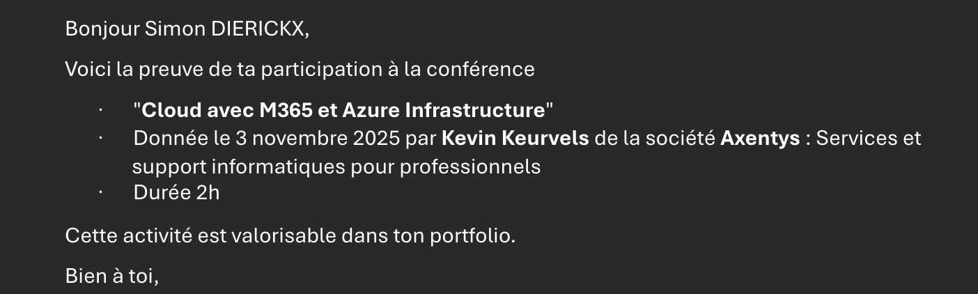 Conférence Azure