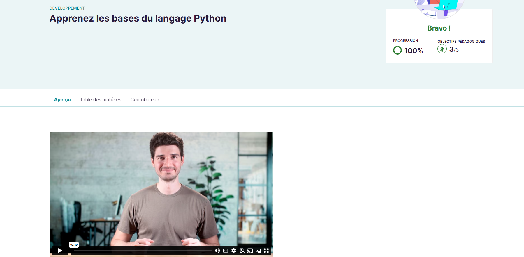 Formation Python